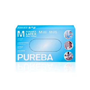 Pureba latex rokavice nepudrane