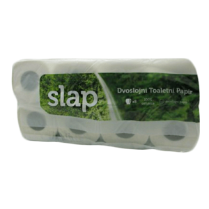 SLAP wc papir v rolah 2-slojni