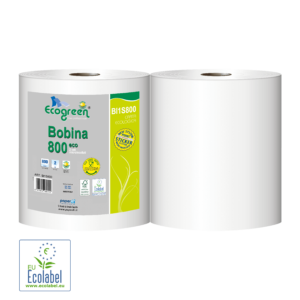 Paperblu industrijske brisace ecogreen bobina 800