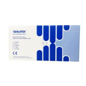 qualatex latex rokavice pudrane 100 kos