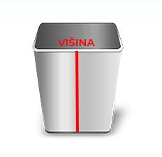 Višina-koša-za-odpadke